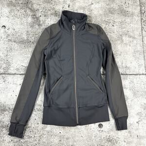 Lululemon Gray Full Zip Light Jacket Size 4